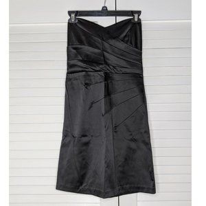 Black Mystic Silky Strapless Dress Size Small